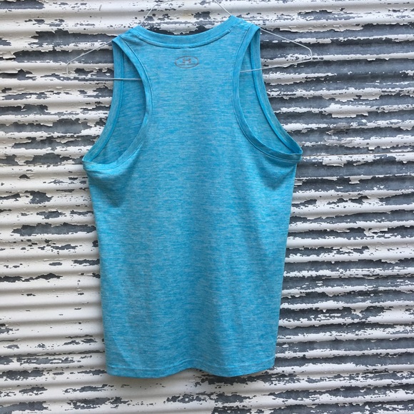 Under Armour Turquoise Workout Top Size Small - Picture 3 of 6