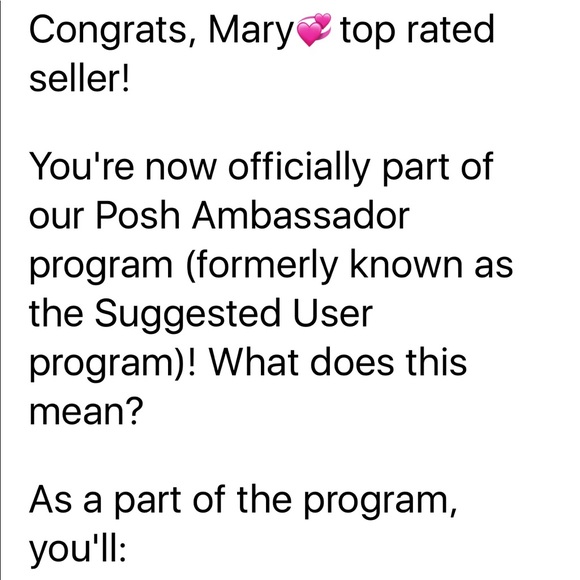 I\'m a Posh Ambassador!!!! ???