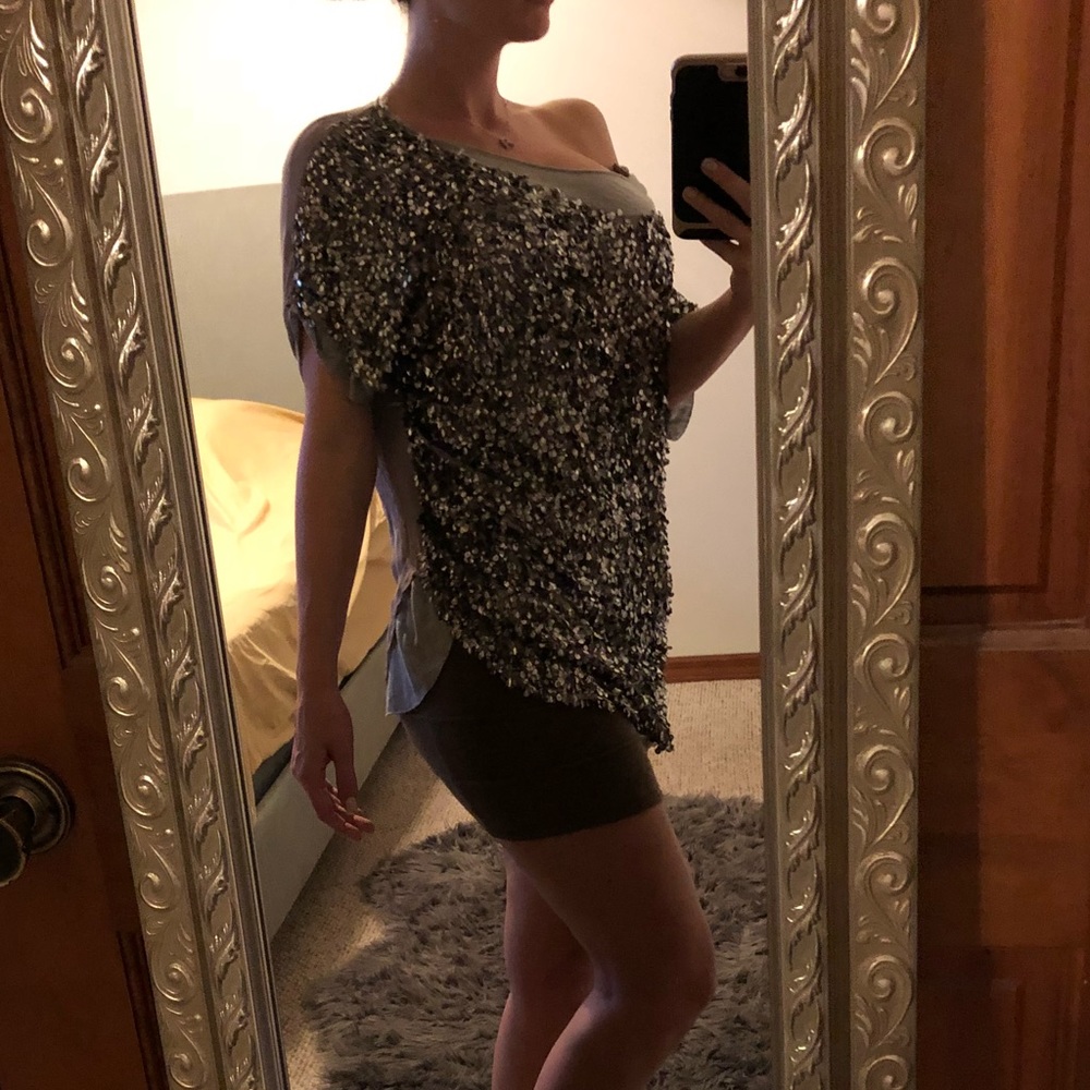 Stunning Dolan Circle Sequin Top from Nordstrom!