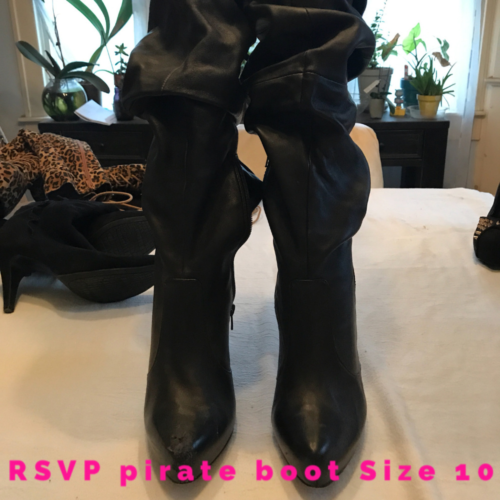 knee high pirate boot