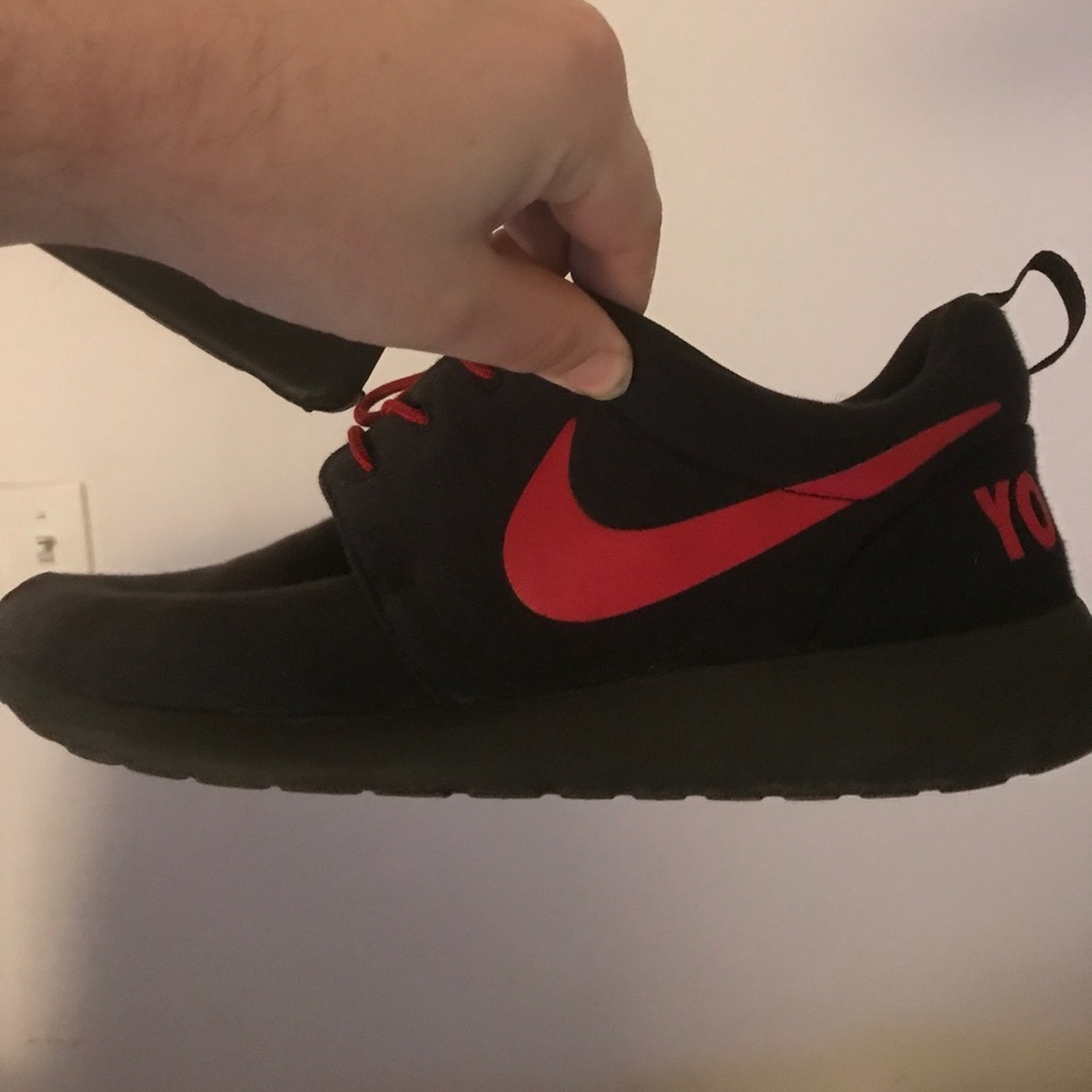 Nike Roshe Custom Black and Red