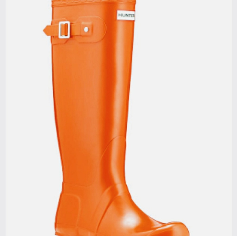 Used Tall Hunter Boots. Offers Welcome