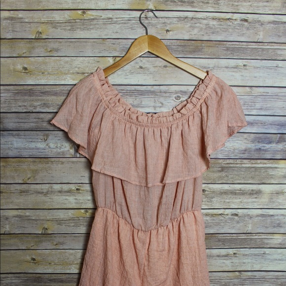 Peach Ruffle romper! - Picture 4 of 7
