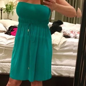 Green TART Strapless tube dress SM