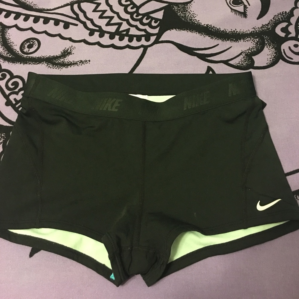 Nike black compression shorts