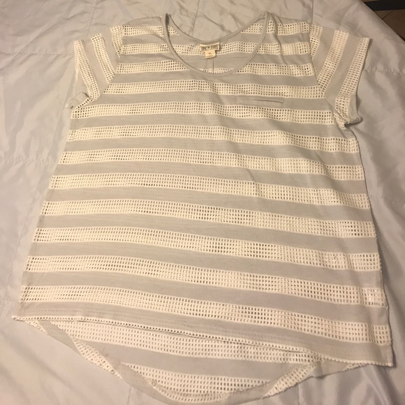 Converse One Star Stripe gray Vented Tee Shirt XL - Picture 1 of 6
