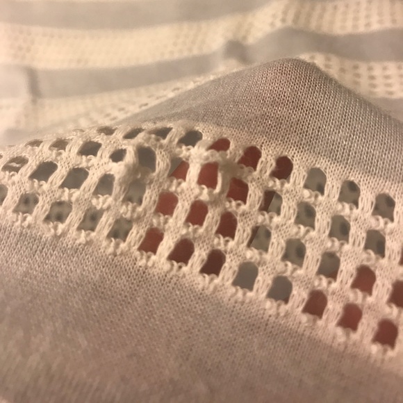 Converse One Star Stripe gray Vented Tee Shirt XL - Picture 5 of 6