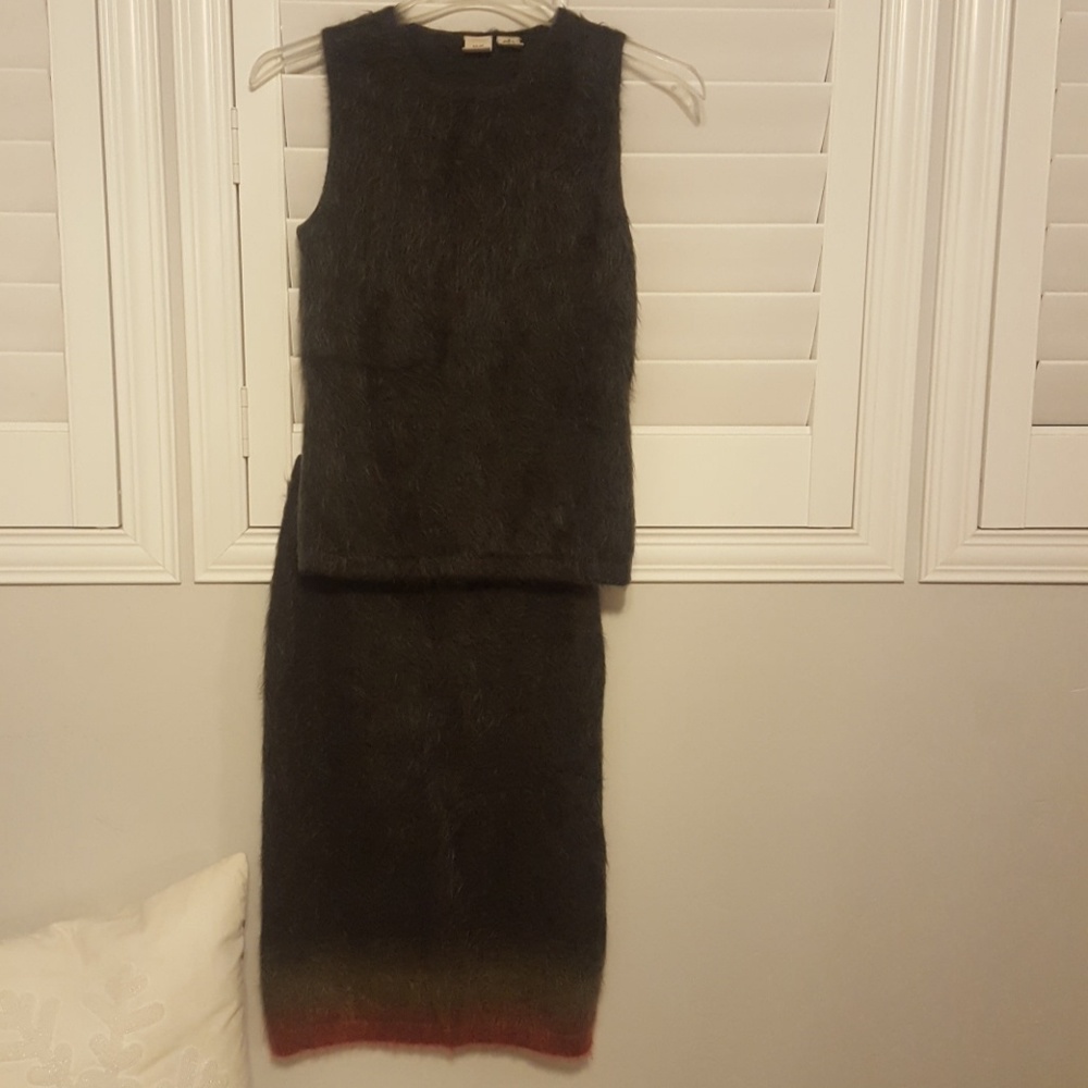 2pc. sweater skirt set