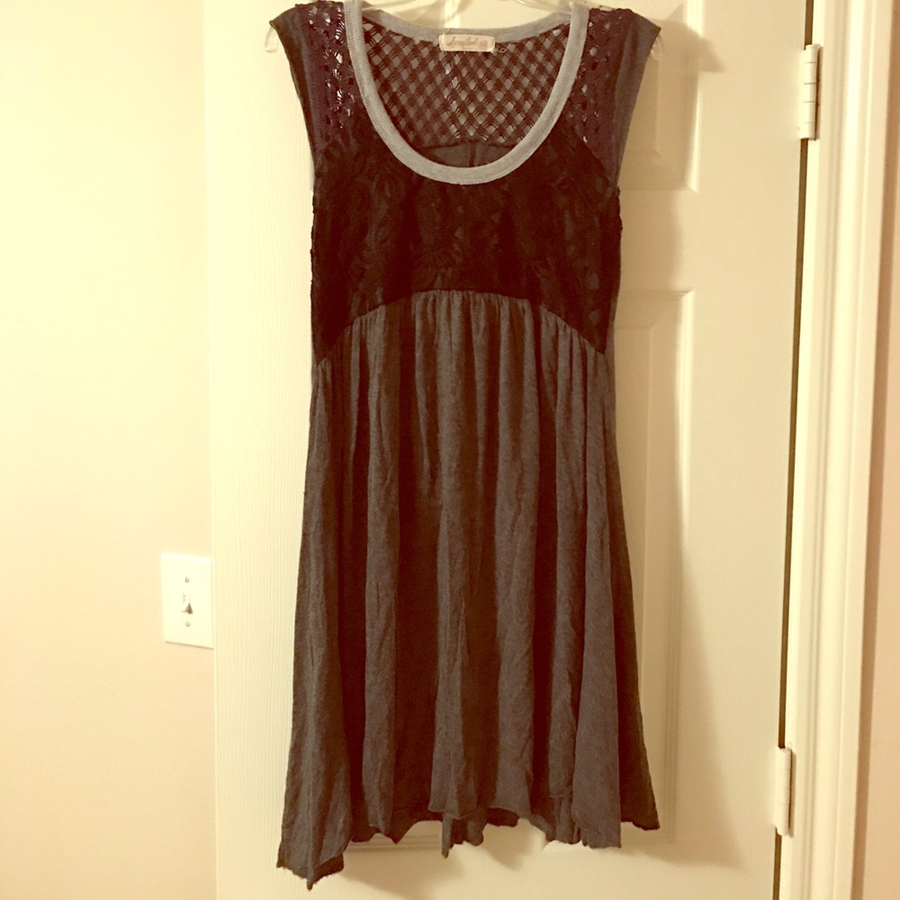 Scrapbook Lace T-Shirt Dress