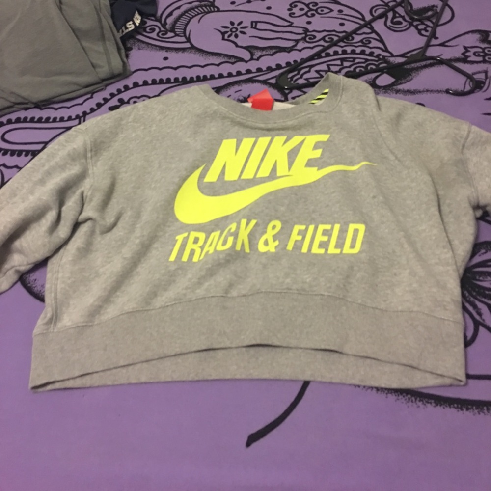 Nike track and field crop top