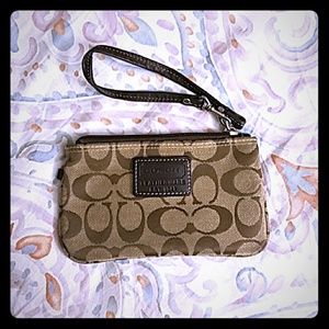 Coach wristlet