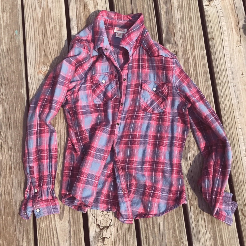 Super Comfy Mossimo Pink Plaid Flannel