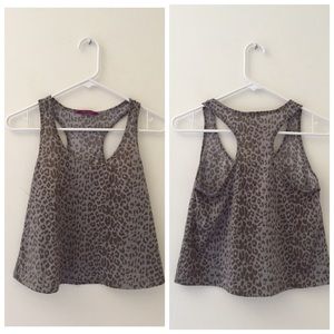 Animal Print Crop Top