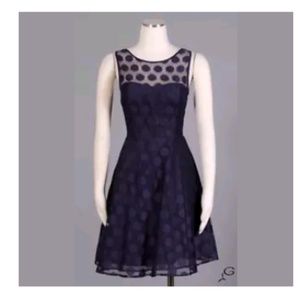 Betsey Johnson Size 6 Womens Illusion Dress Nwot