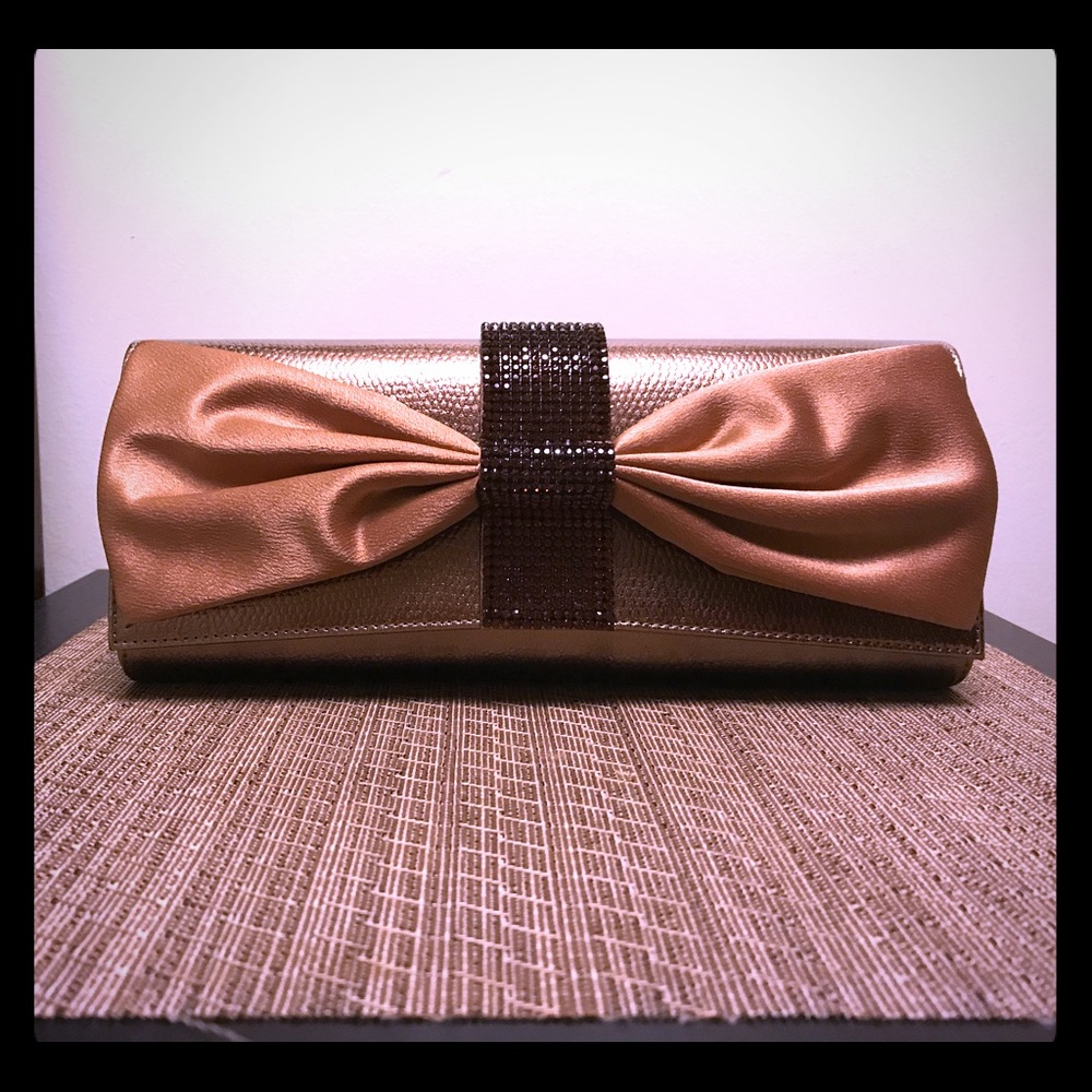 Chocolate Sparkly✨Evening Clutch with Magnet Close