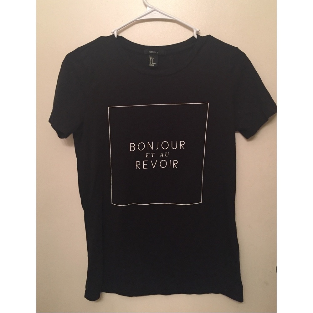 "Bonjour et au Revoir" Tee