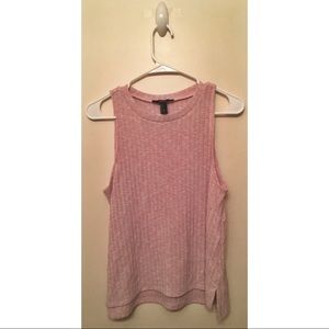 Light Pink Knitted Muscle Tank