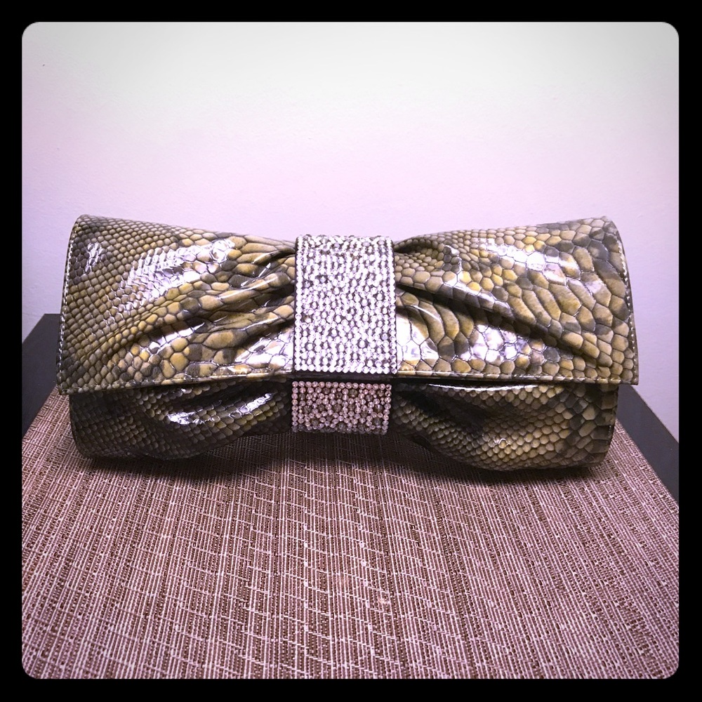 💐PROM DRESS🌺Elegant Snake skin Evening Clutch