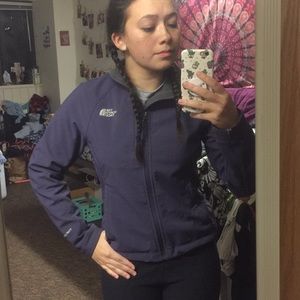 Dark Purple North Face Jacket 💜