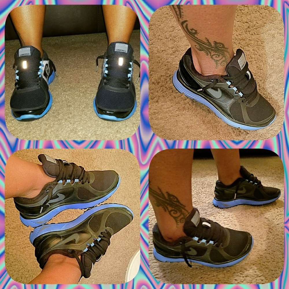 Nike Running Tennis (Black & Blue)