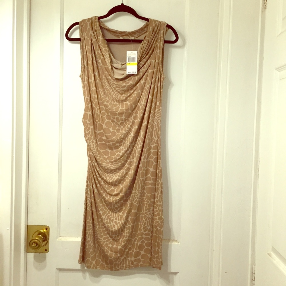 NWT Michael Kors giraffe print dress