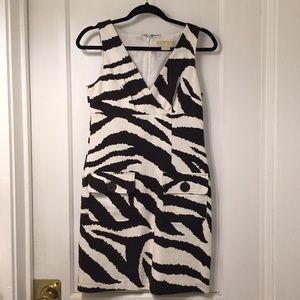 Michael Kors zebra print dress EUC
