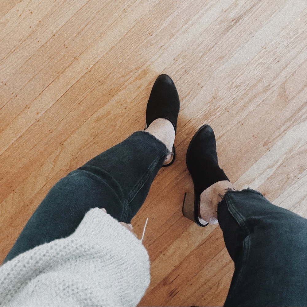 Black suede mules - Picture 3 of 5