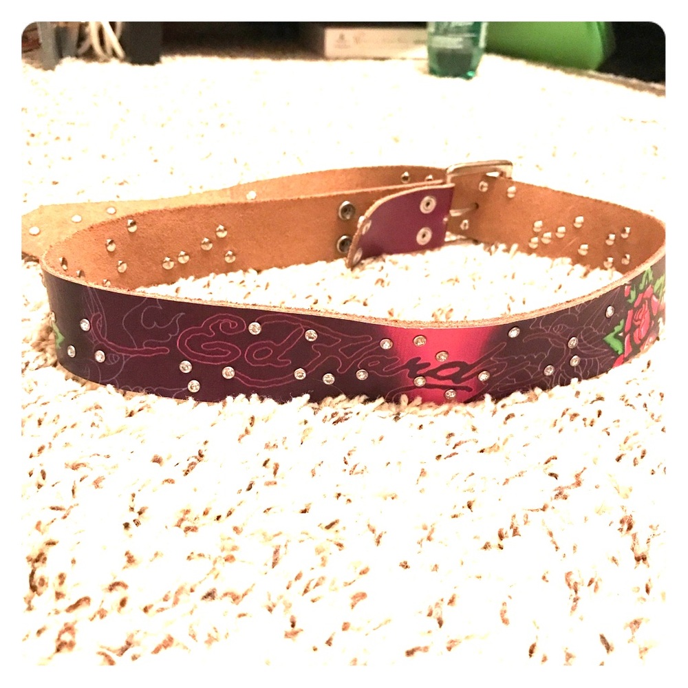 Ed Hardy Leather Belt