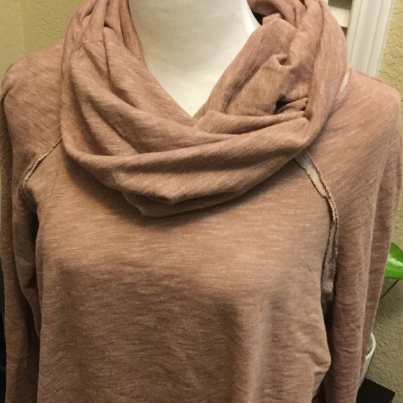  FP Long Sleeve Cocoon Cowl Neck Shirt - Picture 2 of 6