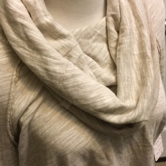  FP Long Sleeve Cocoon Cowl Neck Shirt - Picture 4 of 6