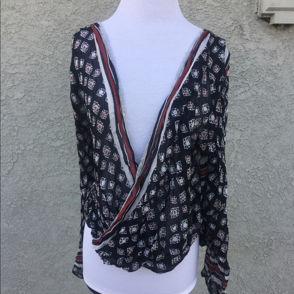 Free people Surplice top L