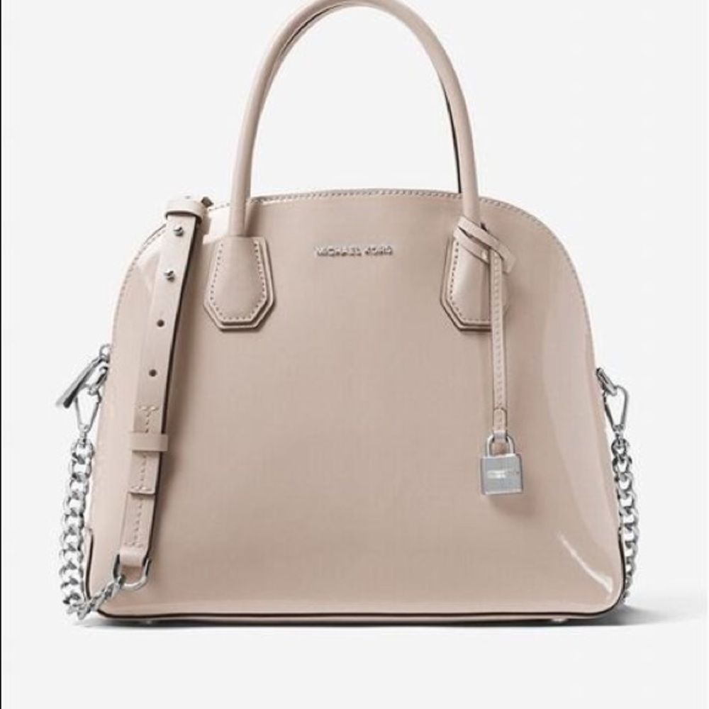⭐️ Michael Kors Patent Handbag & Crossbody - Picture 1 of 7