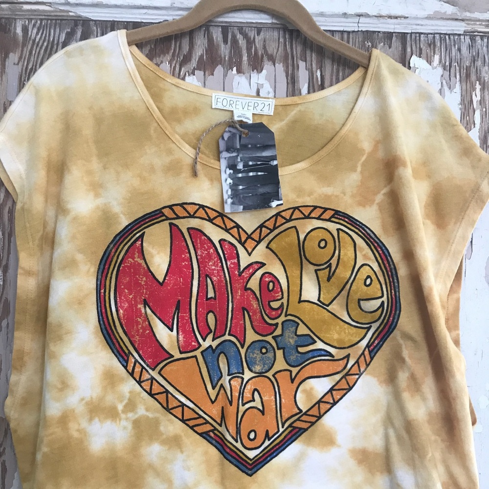 Top cute love not war