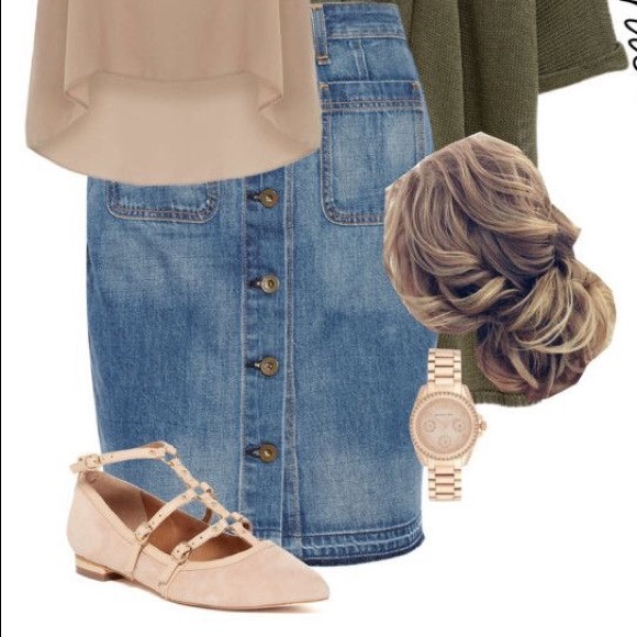 Perfect Nude Suede Cross T Strap Ballet Flats - Picture 6 of 6