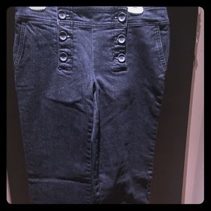 NY&Co Nautical trousers with button flap