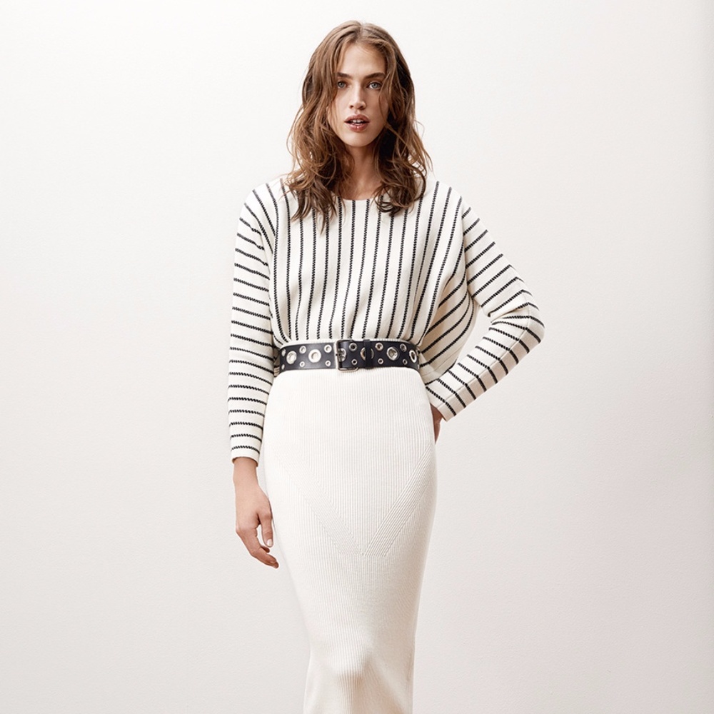 Maje Kroisette Sweater Merino Wool