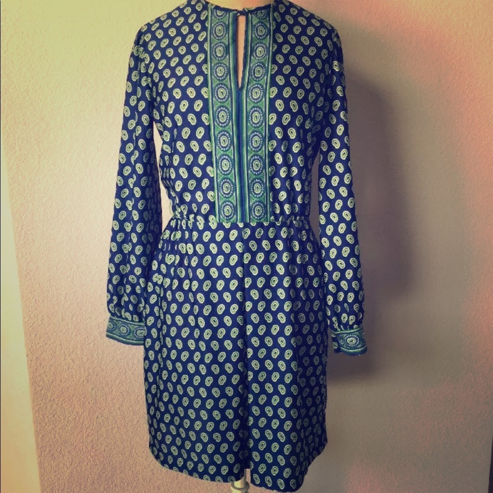 Vintage Nat Kapla Womens Paisely  Dress Size S/M