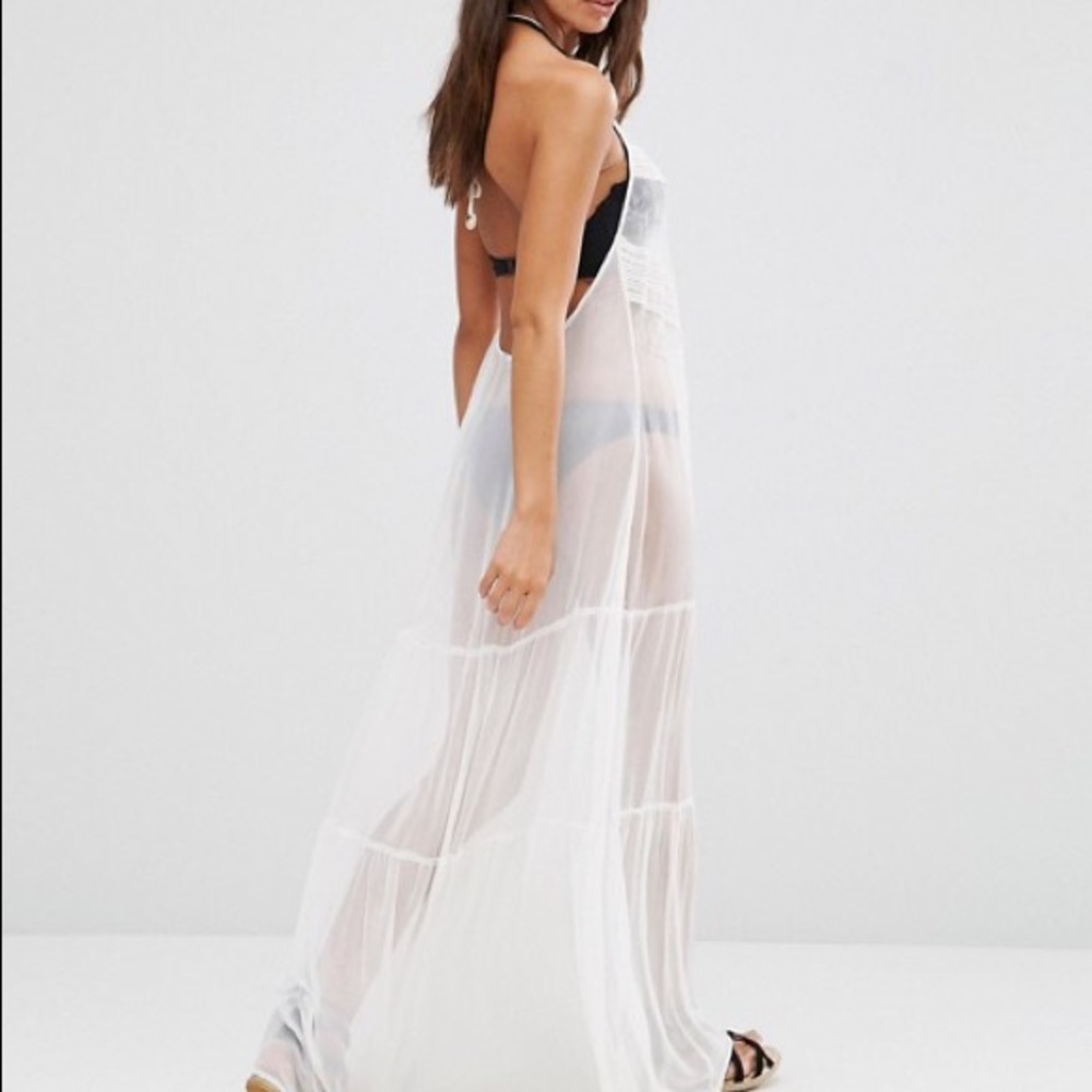 NWT French Connection Beach Sheer Maxi Dress