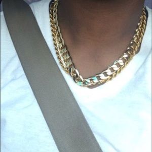 Men’s gold filled Cuban link necklace
