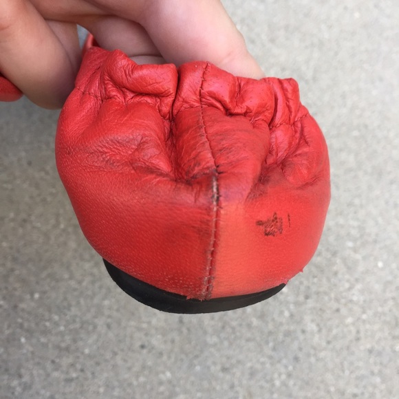 ❌SOLD❌ Tory Burch Red Reva Classic Ballet Flats - Picture 7 of 8