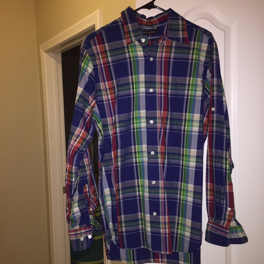 banana republic collared shirt