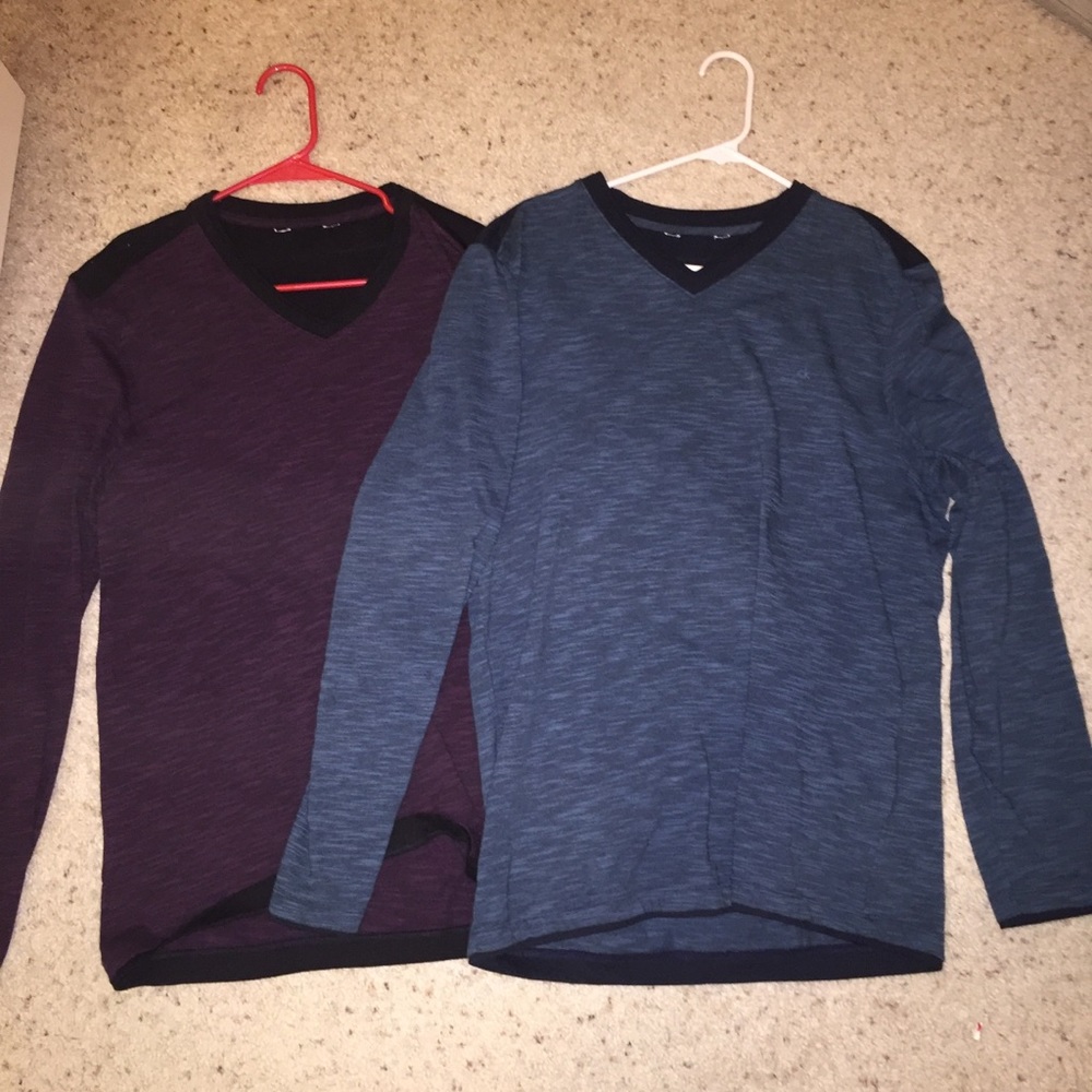 calvin klein long sleeve tshirts