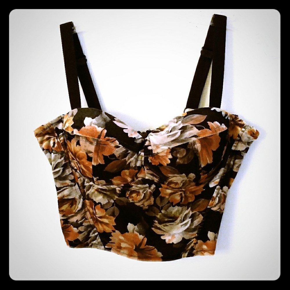 Floral crop top