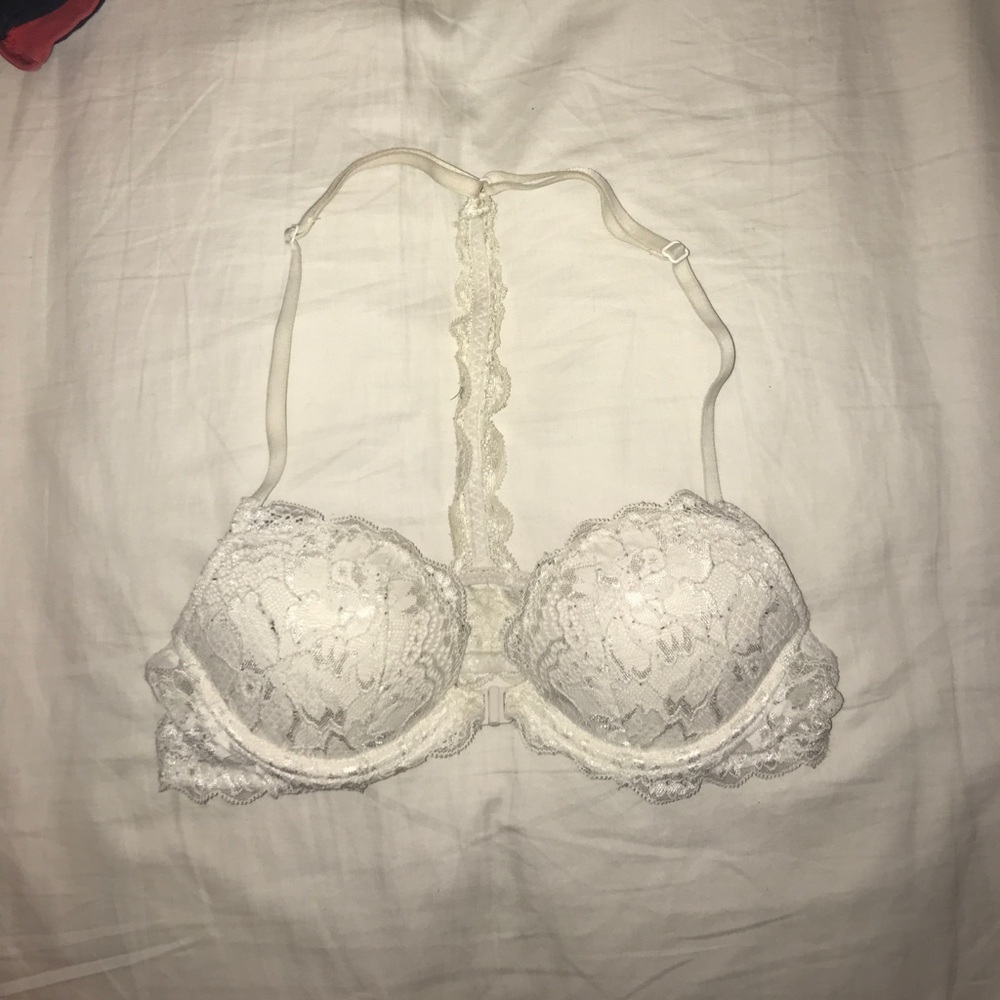 Victoria’s Secret PINK white push up bra/bralette