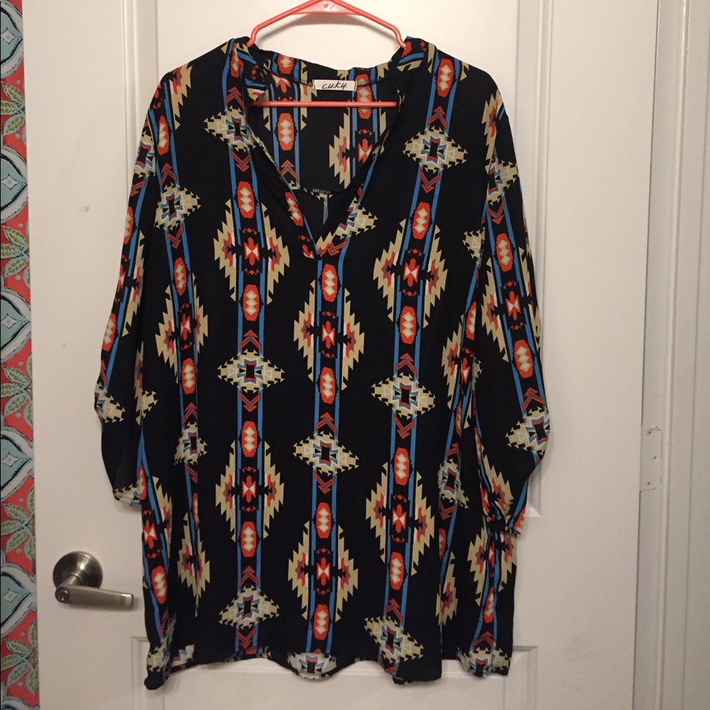 Aztec Print Tunic!