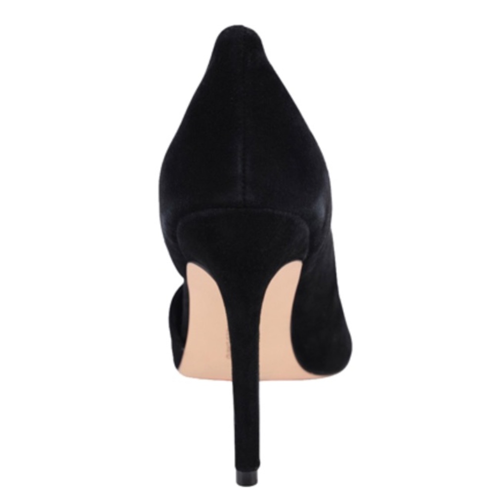 Peep Toe d'Orsay Asymmetrical Stiletto Heel Pump - Picture 4 of 4