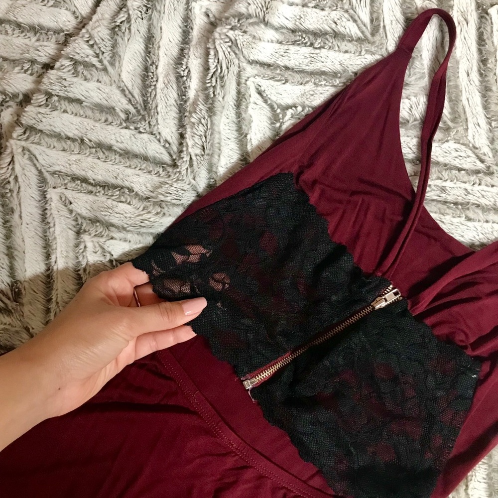 Burgundy Cocktail dress