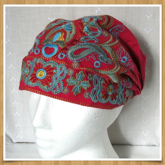 Last 1 Boho Gypsy Embroidered Hat - Picture 2 of 7
