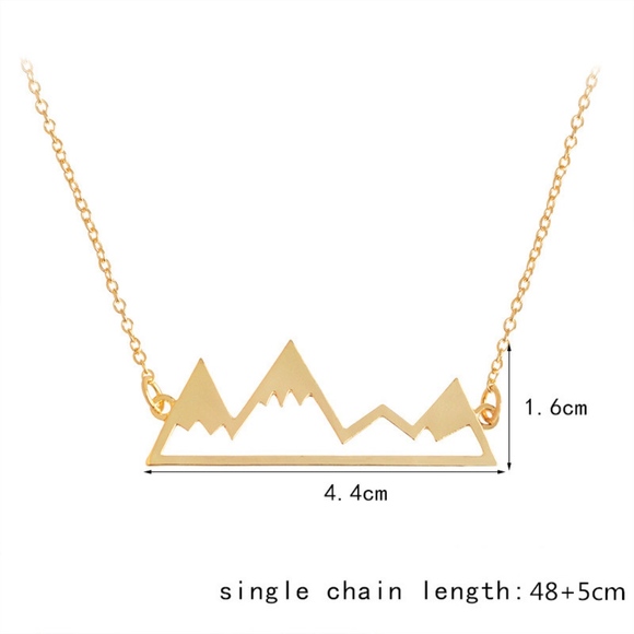 Silver Mountain Range Necklace - Picture 4 of 6