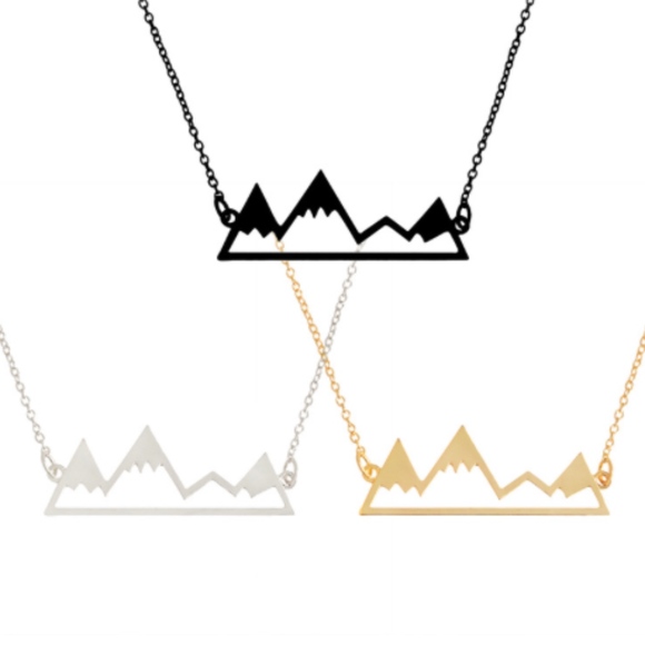 Silver Mountain Range Necklace - Picture 5 of 6